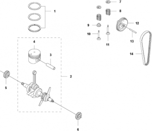 Piston And Crankshaft